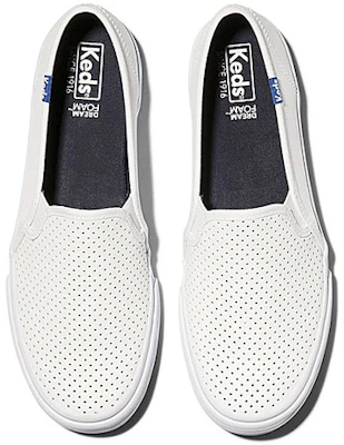 (W) Keds Double Decker Perf ''Witte Slip-On'' WH62937 Order (W) Keds Double Decker Perf ''Witte Slip-On'' WH62937