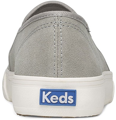 (Women) Keds Double Decker Perf Suede 'Grey Slip-On' WH60960 Purchase (Women) Keds Double Decker Perf Suede 'Grey Slip-On' WH60960
