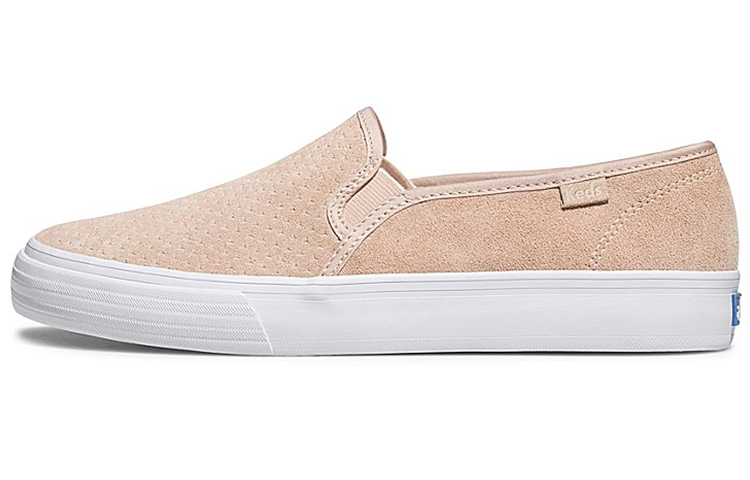 (W) Keds Double Decker Perf Suede 'Light Pink'