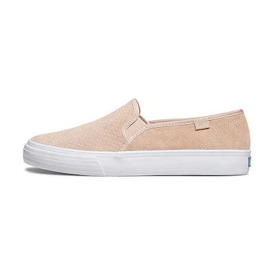 (W) Keds Double Decker Perf Suede 'Light Pink'