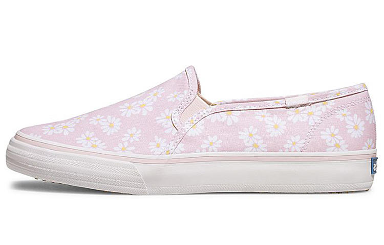 (Women) Keds Double Decker Retro Daisy 'Pink Slip-On' WF62504