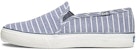 (W) Keds Double Decker Slip-On 'Breton Stripe Biru' WF62926
