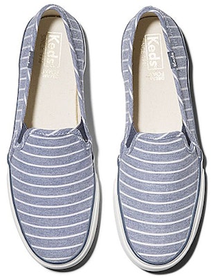 (Women) Keds Double Decker Slip-On 'Breton Stripe Blue' WF62926 Order (Women) Keds Double Decker Slip-On 'Breton Stripe Blue' WF62926