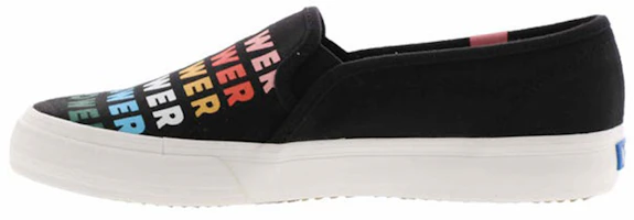 (Women) Keds Double Decker Slip-On 'Empower Black' WF61540 (Women) Keds Double Decker Slip-On 'Empower Black' WF61540