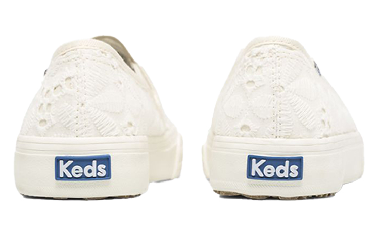Lookbook (W) Keds Double Decker Slip-On ''Eyelet Weiß'' WF65001