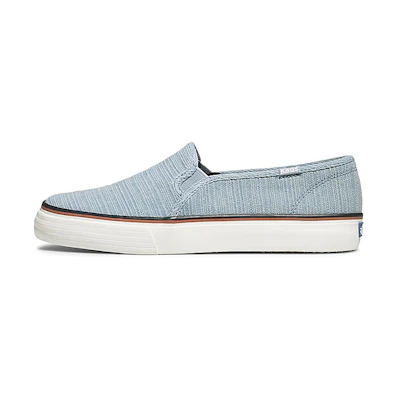 (W) Keds Double Decker Slip-On 'Varsity Seasonal Solids Blue'