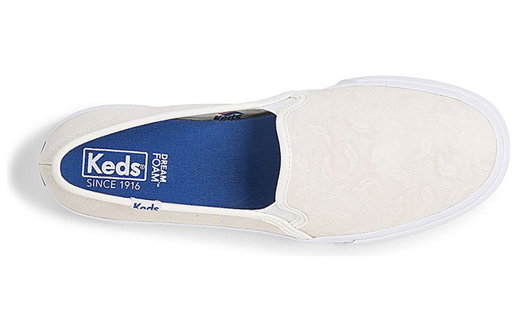 (W) Keds Double Decker Suede 'Tossed Wave Logo Pink' 圖 2