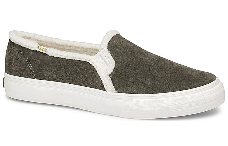 (W) Keds Double Decker Suede Faux Shearling 'Green' 圖 2