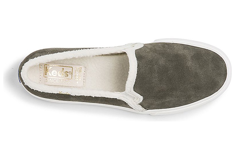 (W) Keds Double Decker Suede Faux Shearling 'Green' 圖 3