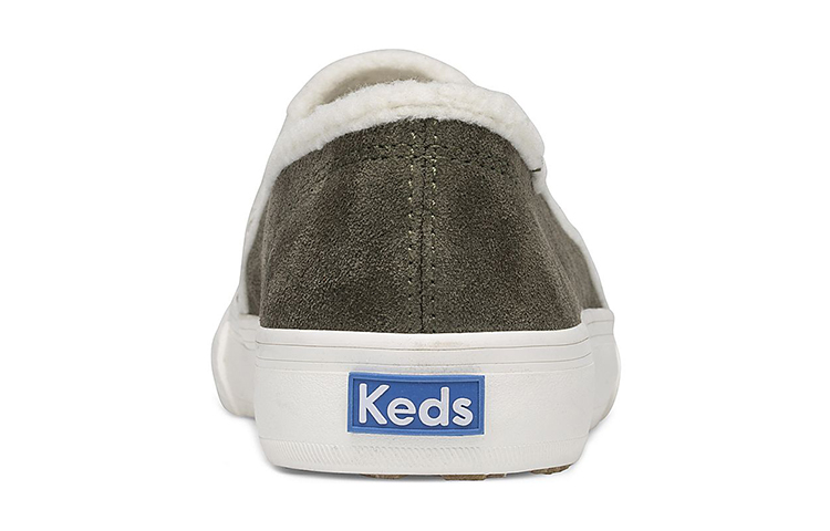 (W) Keds Double Decker Suede Faux Shearling 'Green' 圖 5