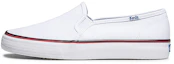 Buy (W) Keds Double Decker Wasbaar ''Varsity Wit Slip-On'' WF62940