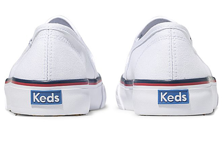 Lookbook (W) Keds Double Decker Wasbaar ''Varsity Wit Slip-On'' WF62940