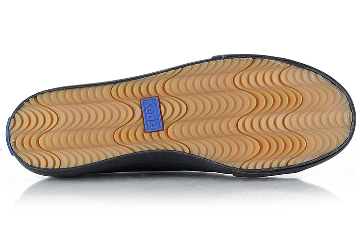 (W) Keds Double Up Tumbled Leather 'Black' 圖 5