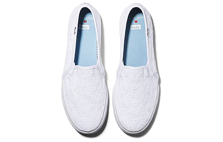 (W) Keds Draper James Double Decker 'Eyelet White' 圖 3