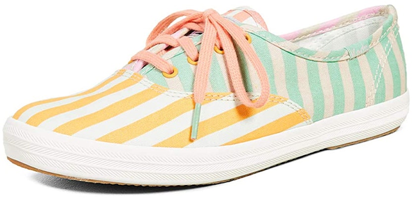 (Women) Keds Dusen Dusen x Champion 'Red Green Stripe' WF59705 Buy (Women) Keds Dusen Dusen x Champion 'Red Green Stripe' WF59705