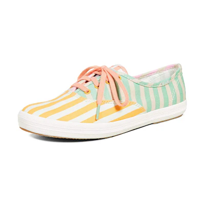 (W) Keds Dusen Dusen Champion 'Red Green Stripe'