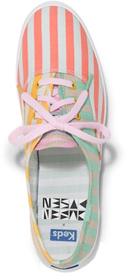 (Women) Keds Dusen Dusen x Champion 'Red Green Stripe' WF59705 Lookbook (Women) Keds Dusen Dusen x Champion 'Red Green Stripe' WF59705