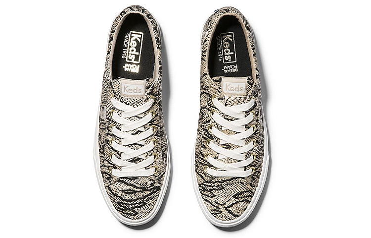 (W) Keds Jump Kick 'Black White Snake' 圖 2