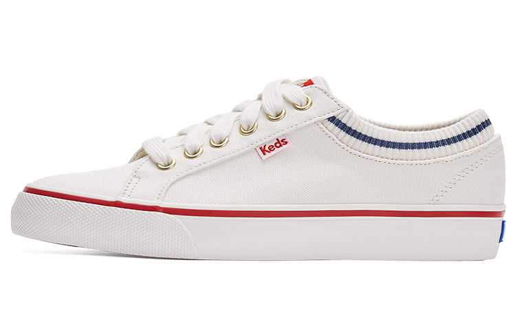 (Women) Keds Jump Kick 'White Canvas' WF66428