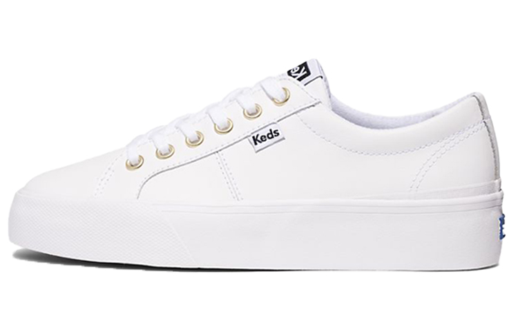Buy (W) Keds Jump Kick Duo 白色皮革运动鞋 WH64960