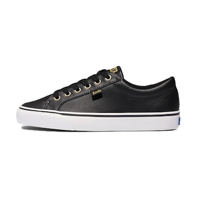 (W) Keds Jump Kick Leather 'Black Gold'
