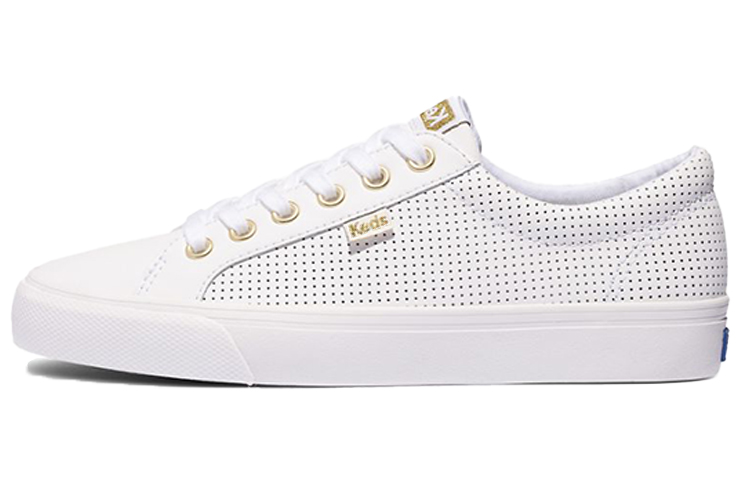 Buy Keds Jump Kick Perf 透氣真皮休閒板鞋 女款 白