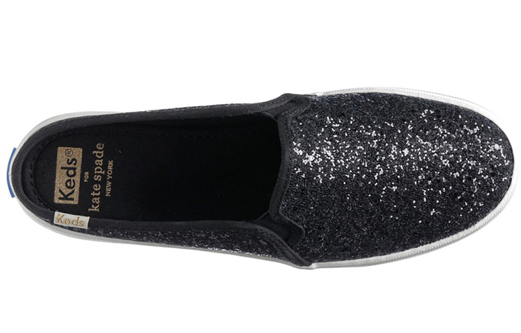Shop (Women) Keds Kate Spade New York x Double Decker Mule 'Glitter Black' WF61656