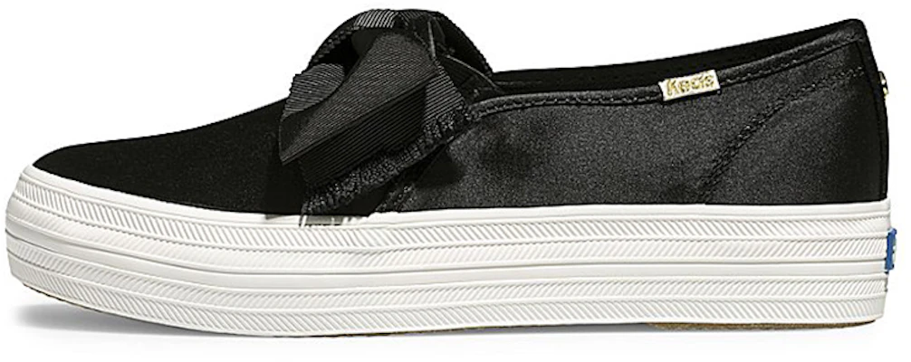 (W) Keds Kate Spade New York x Triple Decker 'Satin Bow - Hitam' WF61033 Buy (W) Keds Kate Spade New York x Triple Decker 'Satin Bow - Hitam' WF61033