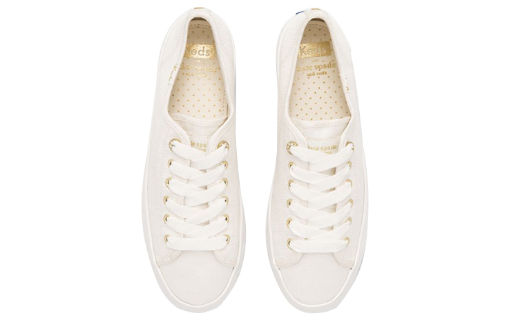 (W) Keds Kate Spade Triple Up 'Faille Logo Foxing White' 圖 2