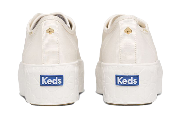 (W) Keds Kate Spade Triple Up 'Faille Logo Foxing White' 圖 3