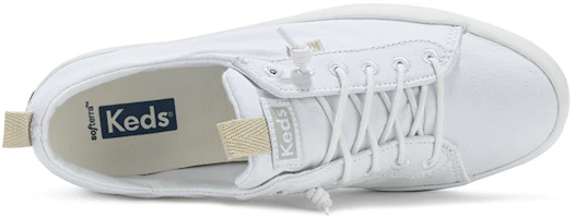Shop Keds Kickback 低筒百搭帆布鞋 女款 白色