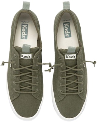 (Women) Keds Kickback Washable 'Military Green' WF65545 Order (Women) Keds Kickback Washable 'Military Green' WF65545