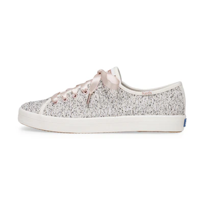 (W) Keds Kickstart 2-Tone Boucle 'Black White Pink'