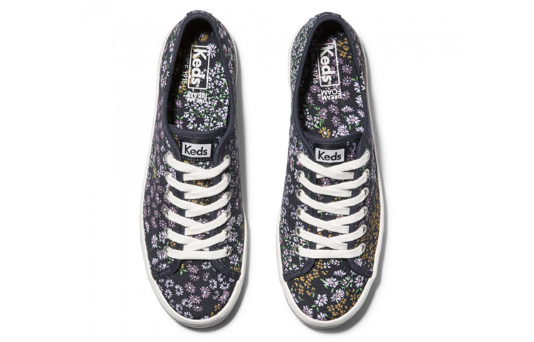 Shop (Women) Keds Kickstart 'Floral Canvas Blue' WF63979