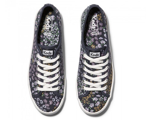 (Women) Keds Kickstart 'Floral Canvas Blue' WF63979 Shop (Women) Keds Kickstart 'Floral Canvas Blue' WF63979