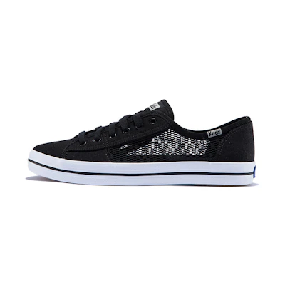 (W) Keds Kickstart 'Hollow Black and White'