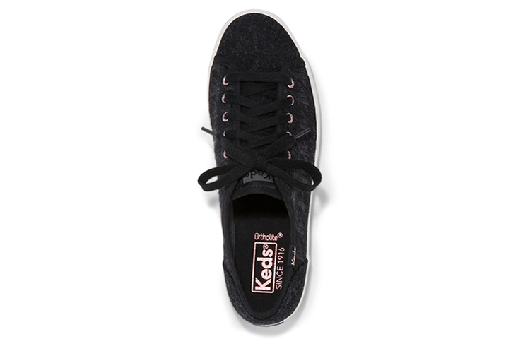 Lookbook (W) Keds Kickstart 'Corak Houndstooth Hitam' WF58598