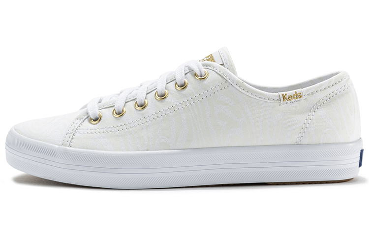 (Women) Keds Kickstart 'White Canvas' WF65958