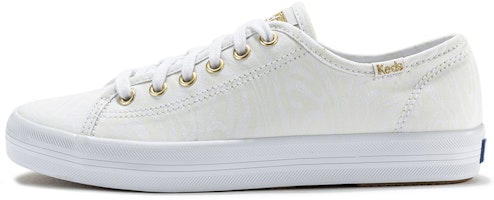 (Women) Keds Kickstart 'White Canvas' WF65958 (Women) Keds Kickstart 'White Canvas' WF65958