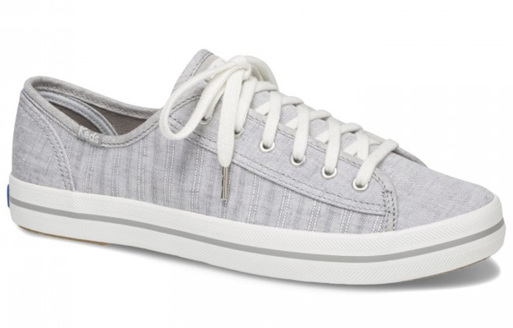 (W) Keds Kickstart Chambray Stripe 'Linen Grey' 圖 2