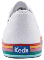 Shop (W) Keds Kickstart Low Canvas Blanco 'Suela Arcoíris' WF62948