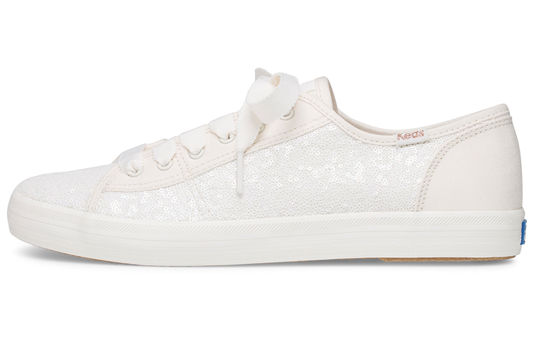 (W) Keds Kickstart Mini Sequin 'Milk White'