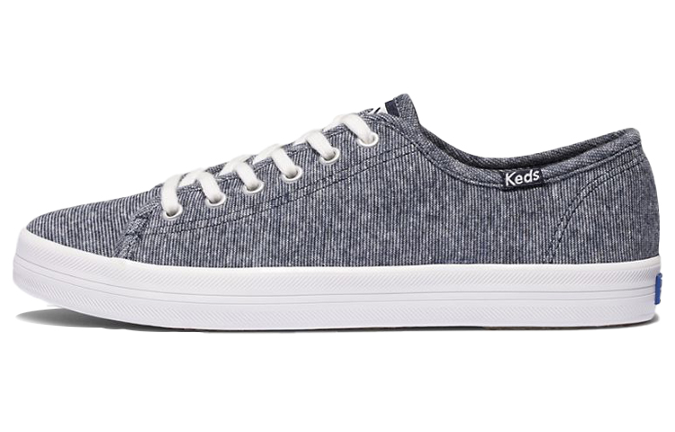 (W) Keds Kickstart Stripey Jersey 'Grey White'