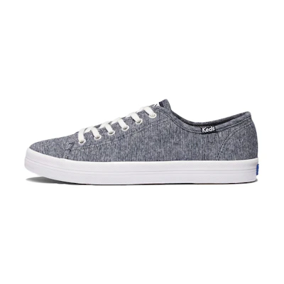 (W) Keds Kickstart Stripey Jersey 'Grey White'