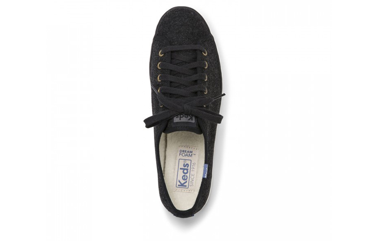 (W) Keds Kickstart Wool Faux Shearling 'Black' 圖 3