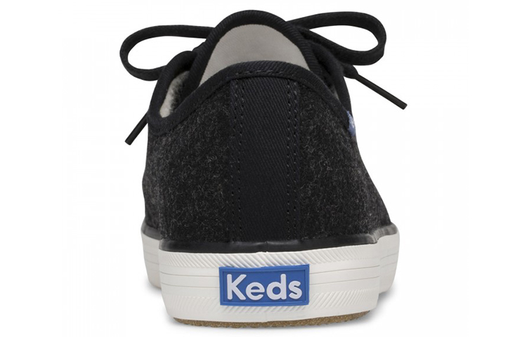 (W) Keds Kickstart Wool Faux Shearling 'Black' 圖 4