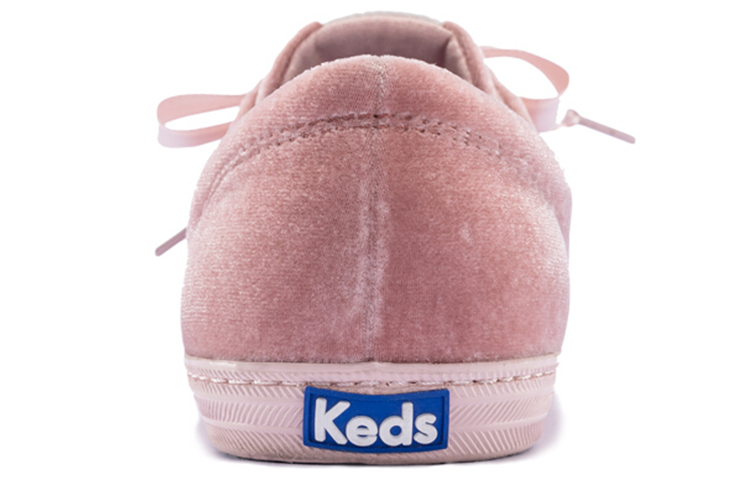 Shop (W) Keds Mary Jane 'Riben Velvet Merah Jambu' WH62886