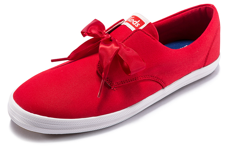 Order Keds Mary Jane 蝴蝶結繫帶休閒帆布鞋 女款 紅