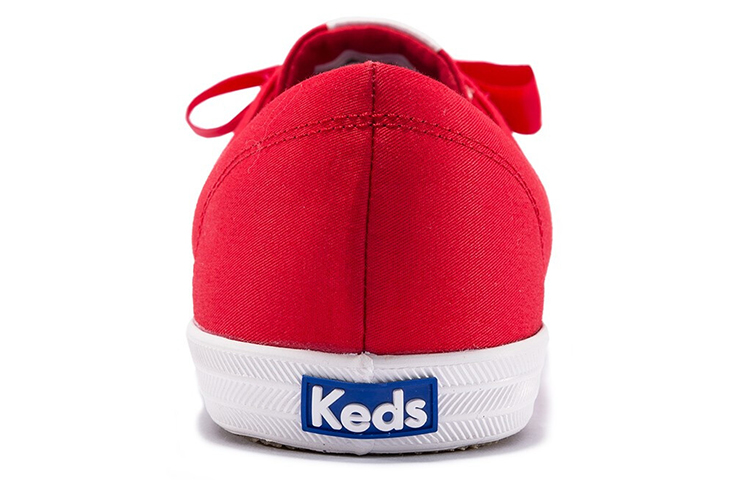 Shop Keds Mary Jane 蝴蝶結繫帶休閒帆布鞋 女款 紅