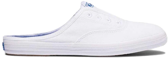 Order Keds Moxie 女款白色一腳蹬帆布鞋